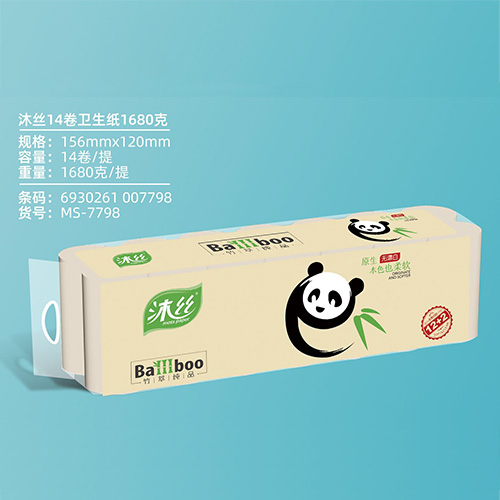 沐丝14卷卫生纸1680克